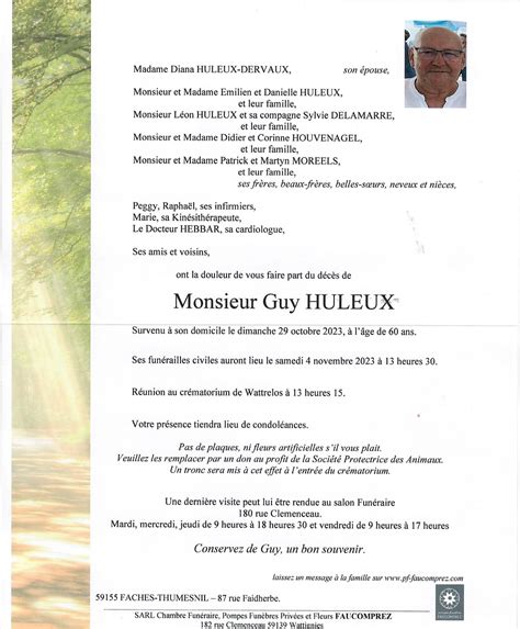 Monsieur Dominique Huleux (62580) : siret, siren, TVA, adresse